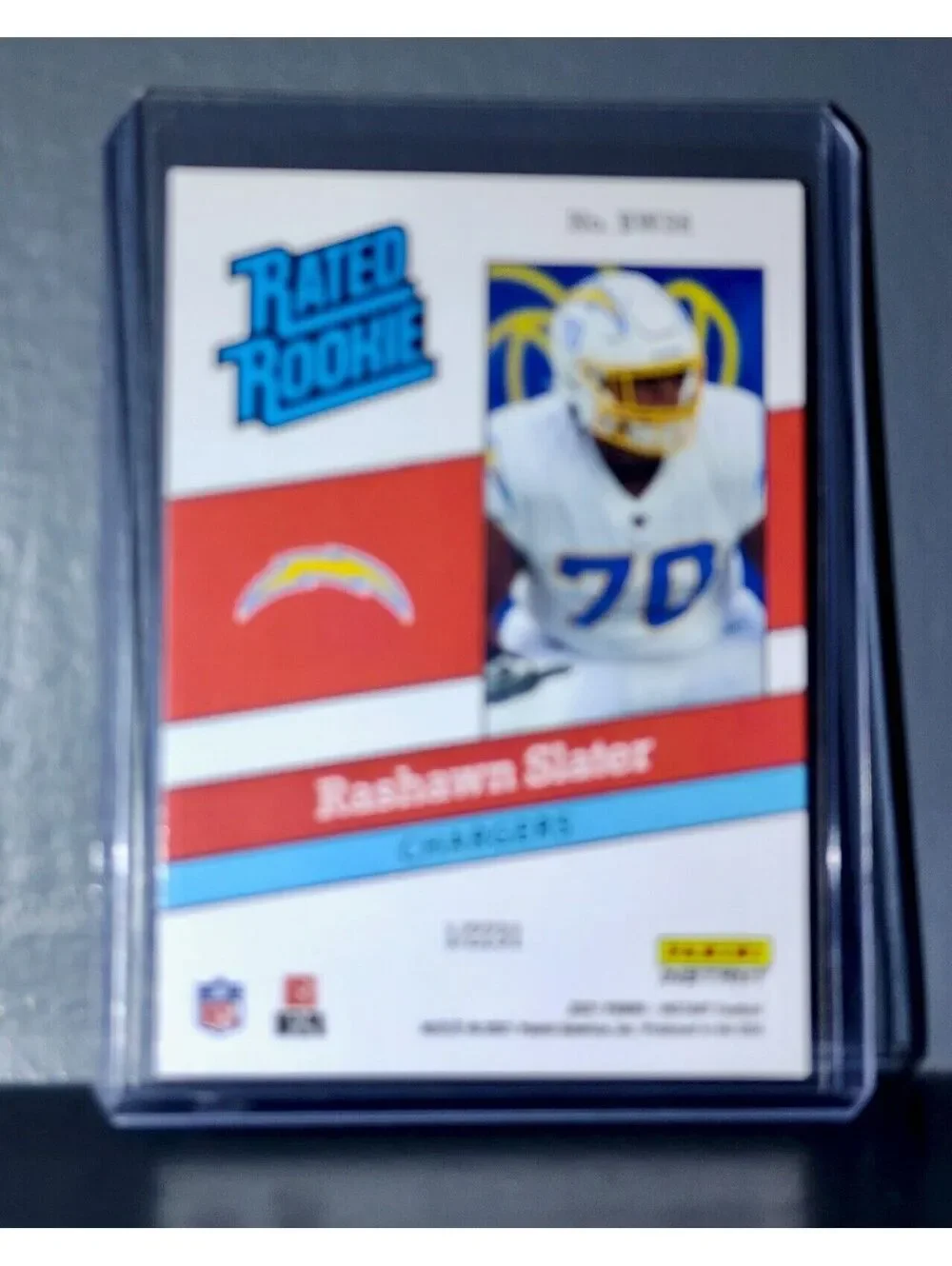 Rashawn Slater 2021 Panini NFL Rated Rookie Retro #36 Rookie Card 1/2231
